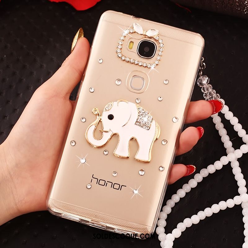 Coque Huawei Mate 8 Protection Ornements Suspendus Transparent Strass Fluide Doux En Ligne