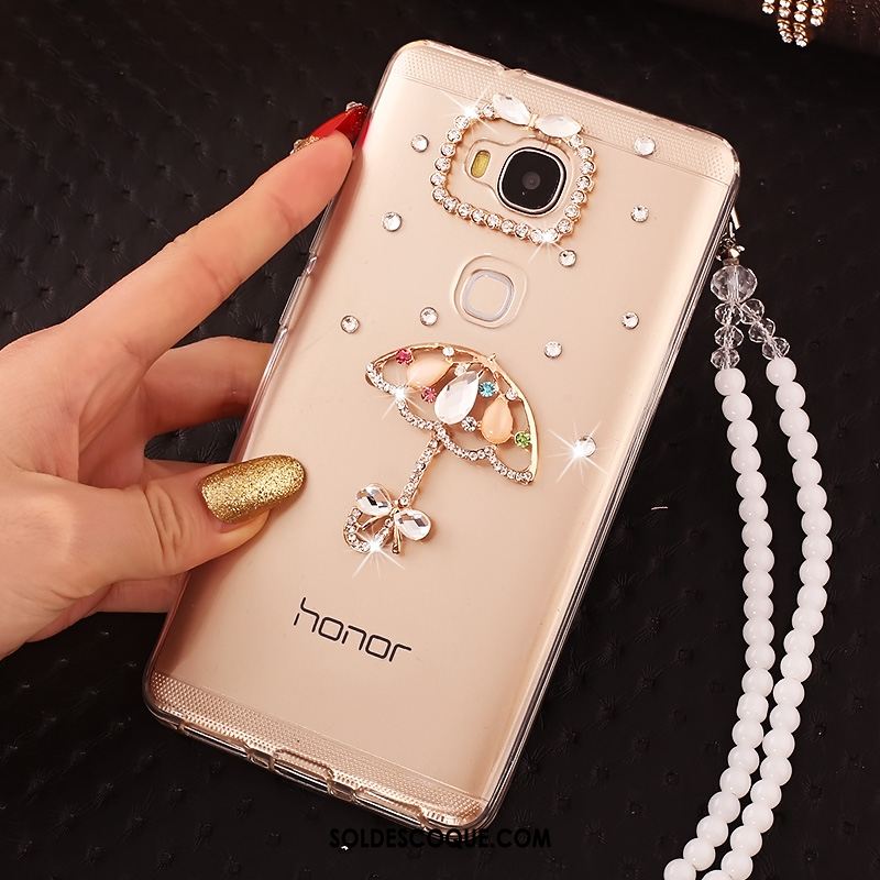 Coque Huawei Mate 8 Protection Ornements Suspendus Transparent Strass Fluide Doux En Ligne