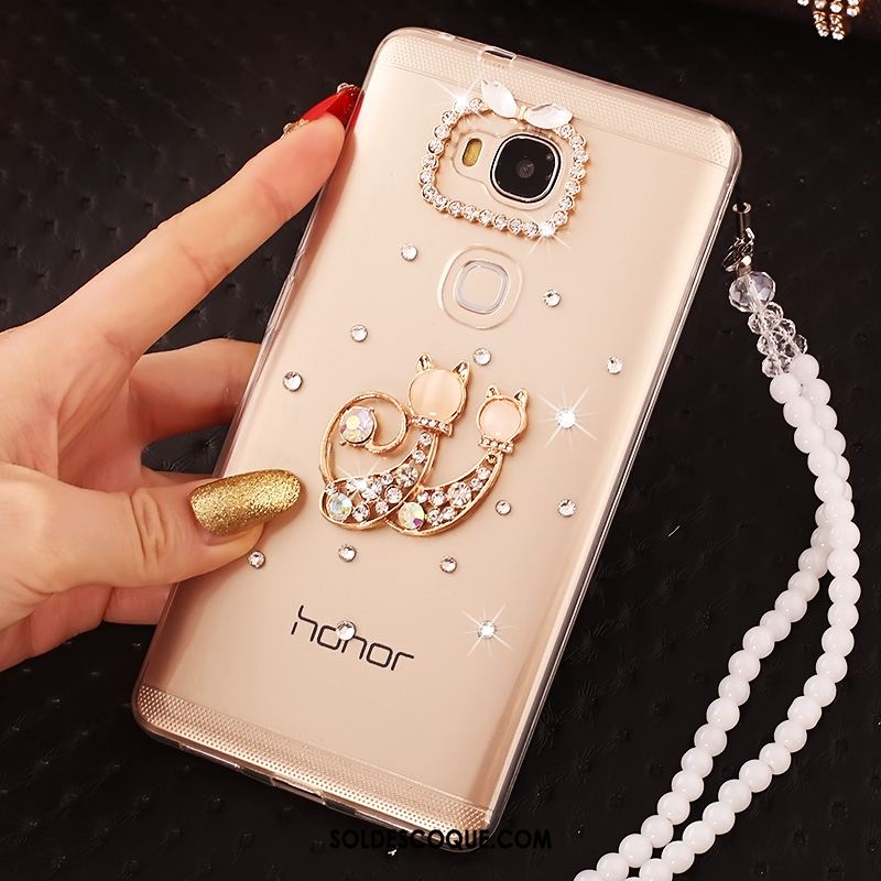 Coque Huawei Mate 8 Protection Ornements Suspendus Transparent Strass Fluide Doux En Ligne