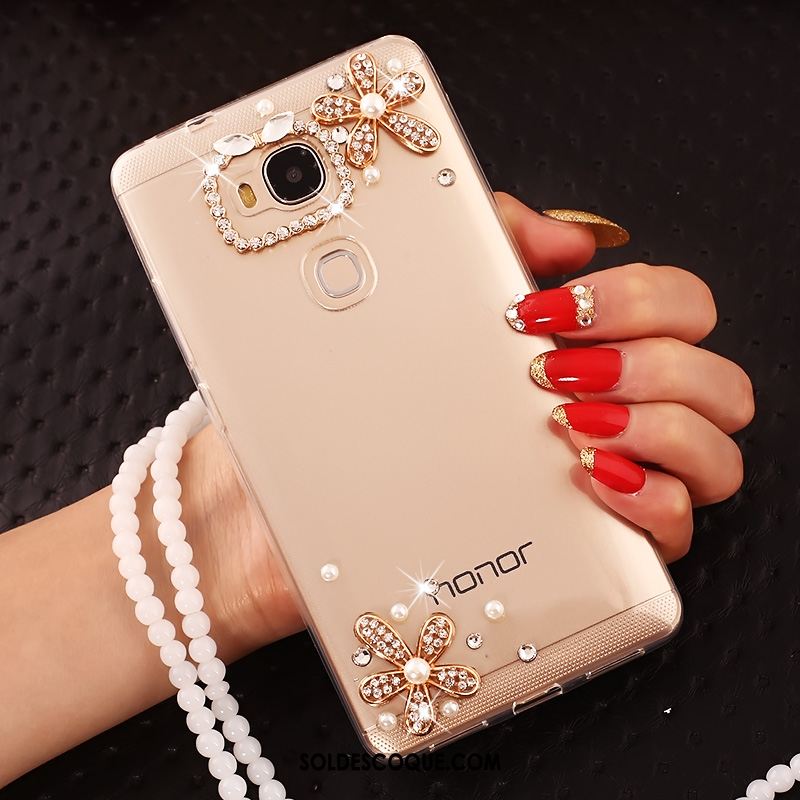 Coque Huawei Mate 8 Protection Ornements Suspendus Transparent Strass Fluide Doux En Ligne