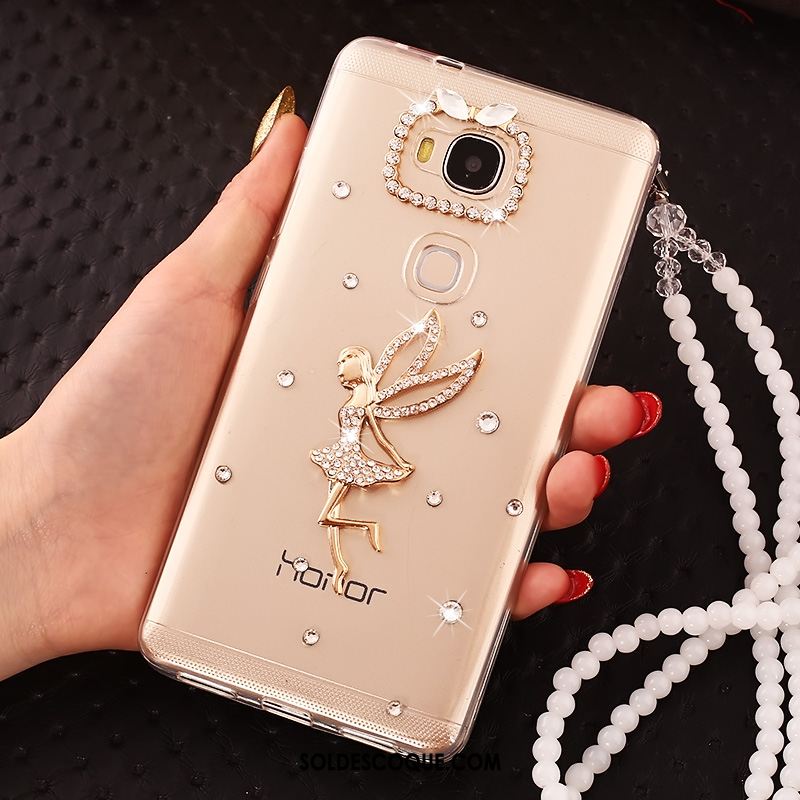 Coque Huawei Mate 8 Protection Ornements Suspendus Transparent Strass Fluide Doux En Ligne