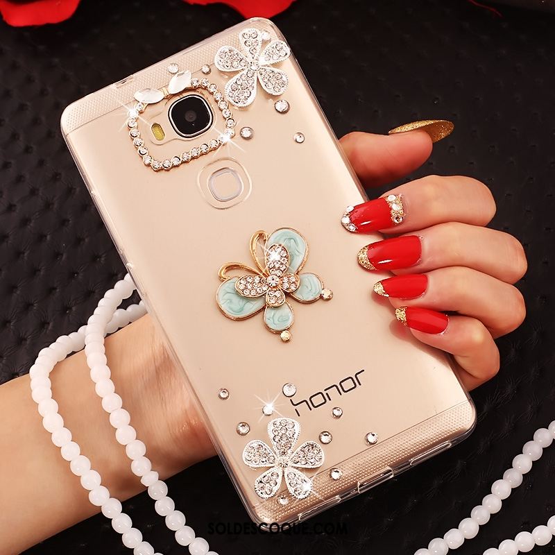 Coque Huawei Mate 8 Protection Ornements Suspendus Transparent Strass Fluide Doux En Ligne