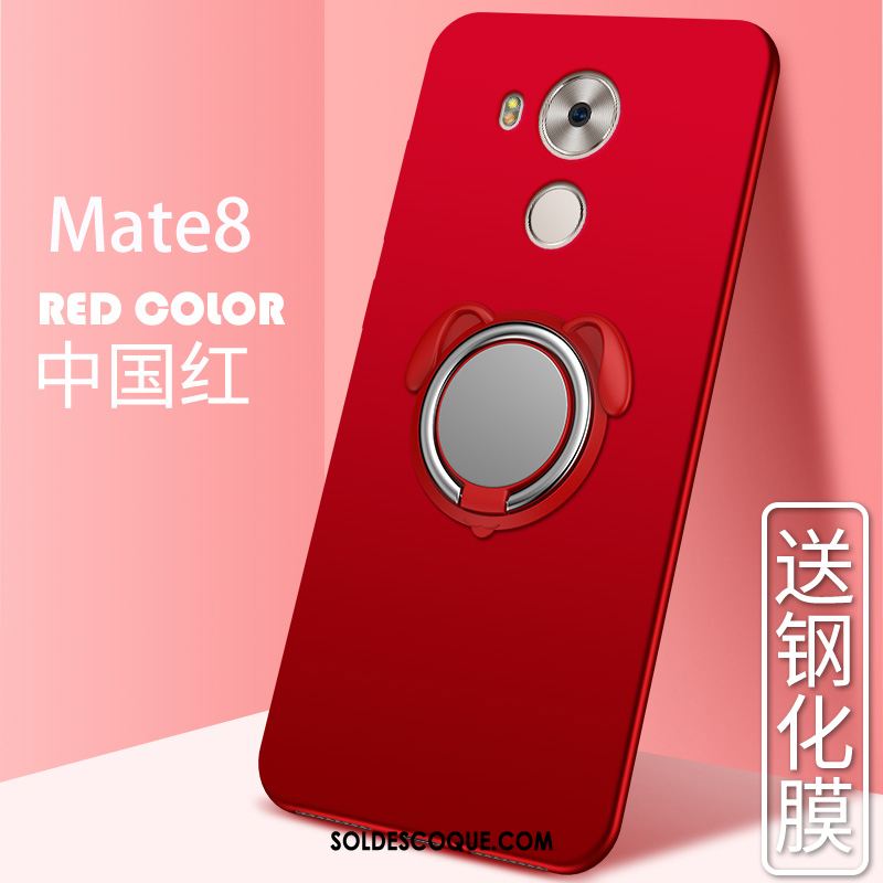 Coque Huawei Mate 8 Rose Étui Téléphone Portable Simple Tendance Pas Cher