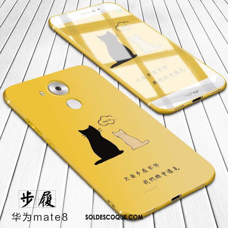 Coque Huawei Mate 8 Tout Compris Étui Téléphone Portable Jaune Silicone Soldes