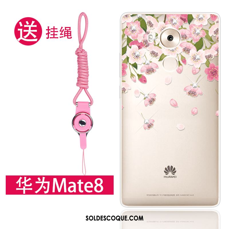Coque Huawei Mate 8 Transparent Téléphone Portable Tendance Silicone Tout Compris Pas Cher