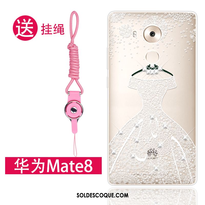 Coque Huawei Mate 8 Transparent Téléphone Portable Tendance Silicone Tout Compris Pas Cher