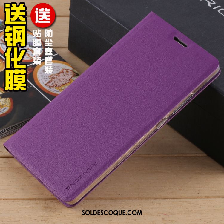 Coque Huawei Mate 8 Étui En Cuir Téléphone Portable Protection Violet En Ligne