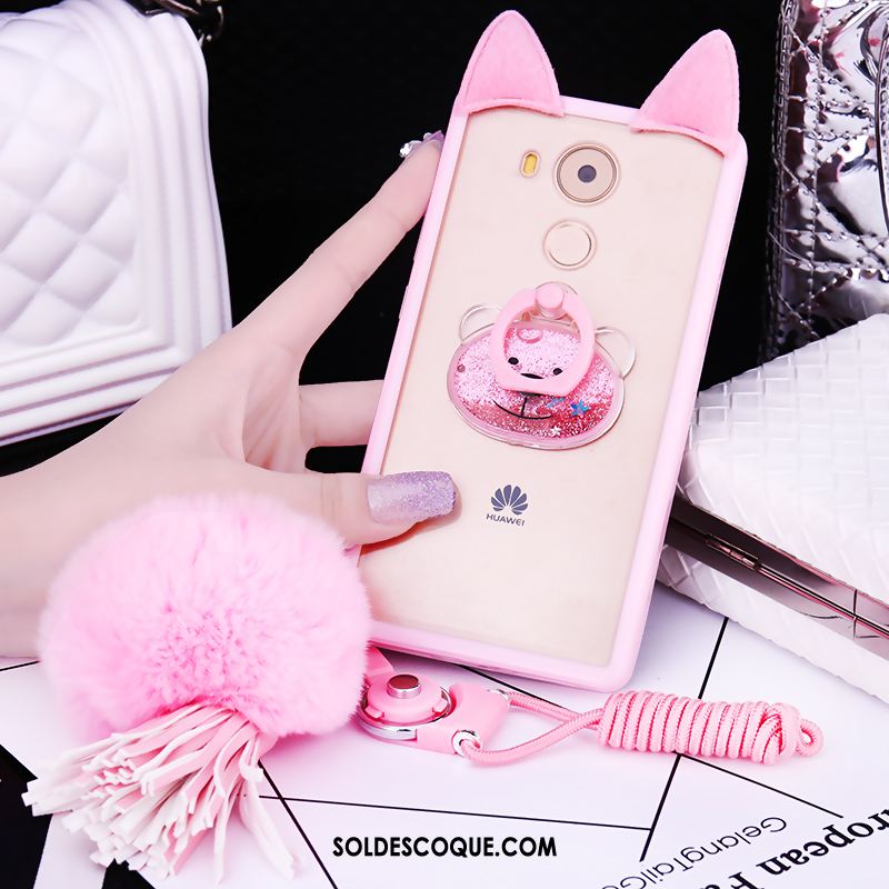 Coque Huawei Mate 8 Étui Incruster Strass Rose Protection Téléphone Portable En Ligne