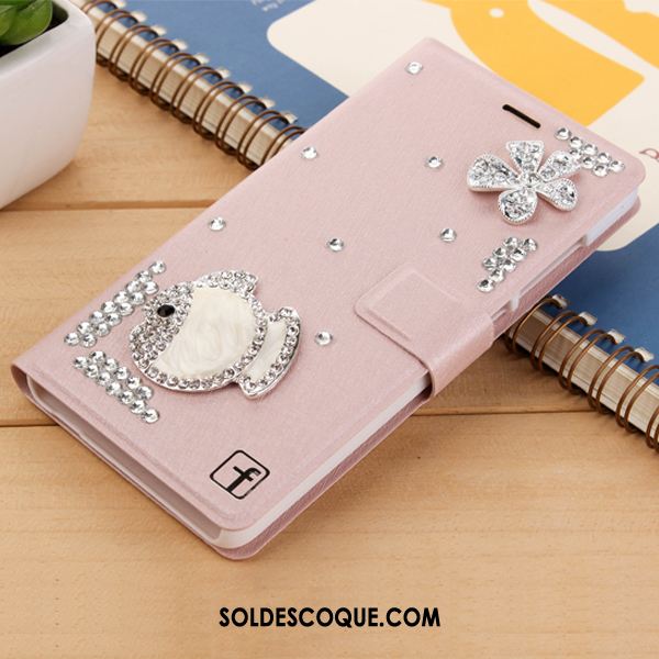 Coque Huawei Mate 8 Étui Strass Téléphone Portable Étui En Cuir Tendance Pas Cher