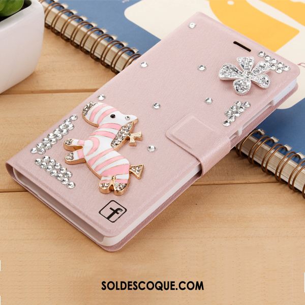 Coque Huawei Mate 8 Étui Strass Téléphone Portable Étui En Cuir Tendance Pas Cher