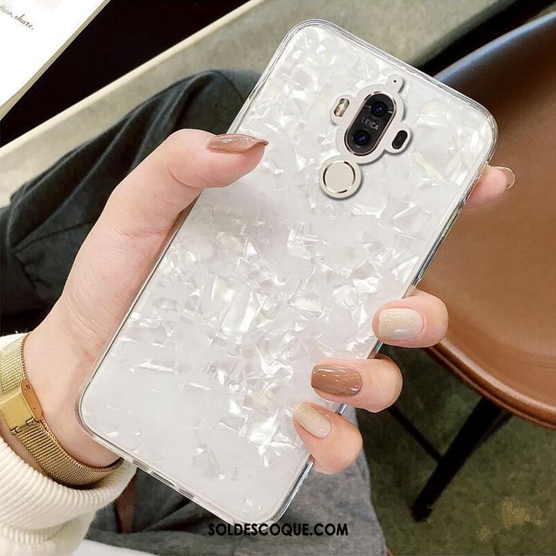 Coque Huawei Mate 9 Blanc Silicone Téléphone Portable Pas Cher