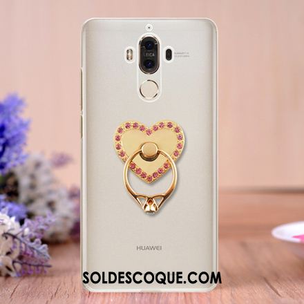 Coque Huawei Mate 9 Créatif Strass Transparent Étui Support Pas Cher