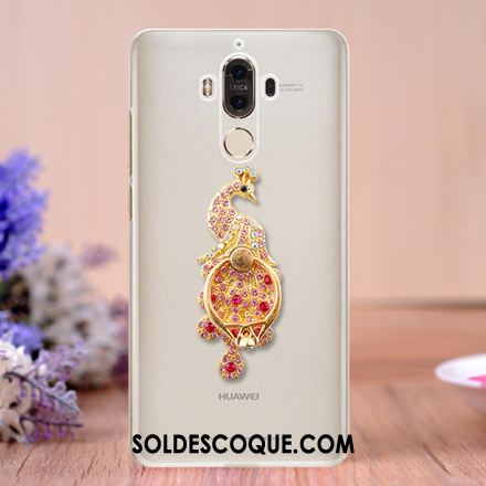 Coque Huawei Mate 9 Créatif Strass Transparent Étui Support Pas Cher