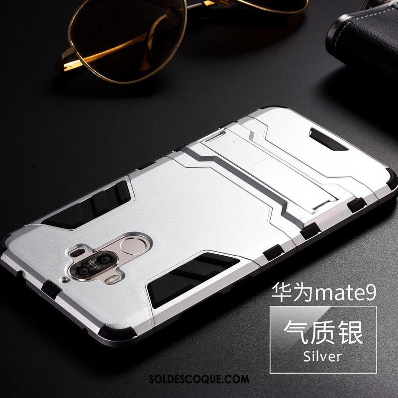 Coque Huawei Mate 9 Incassable Noir Fluide Doux Étui Silicone Pas Cher