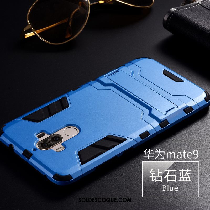 Coque Huawei Mate 9 Incassable Noir Fluide Doux Étui Silicone Pas Cher