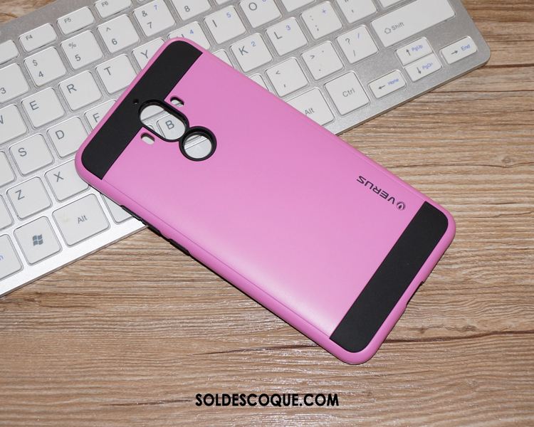 Coque Huawei Mate 9 Incassable Or Rose Très Mince Étui Soie En Vente