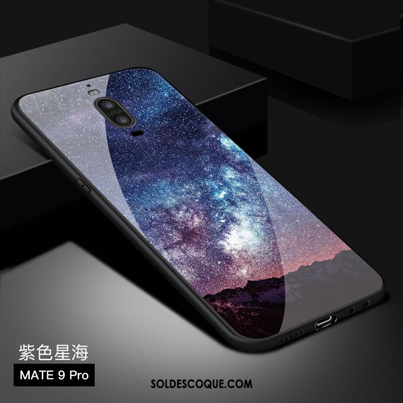 Coque Huawei Mate 9 Pro Bleu Créatif Personnalité Protection Téléphone Portable En Vente