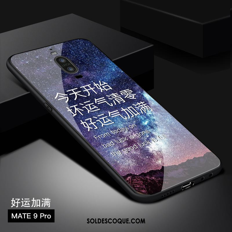 Coque Huawei Mate 9 Pro Bleu Créatif Personnalité Protection Téléphone Portable En Vente