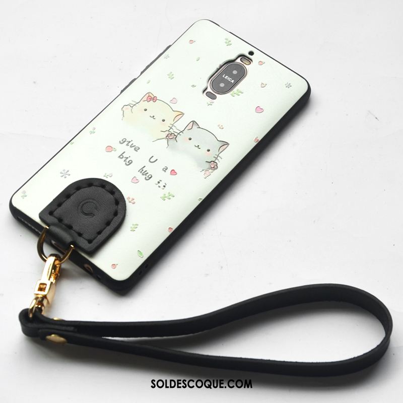 Coque Huawei Mate 9 Pro Cuir Véritable Protection Téléphone Portable Ornements Suspendus Manuel En Ligne