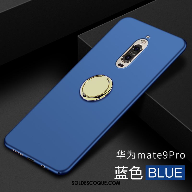 Coque Huawei Mate 9 Pro Difficile Rose Tout Compris Délavé En Daim Protection En Ligne