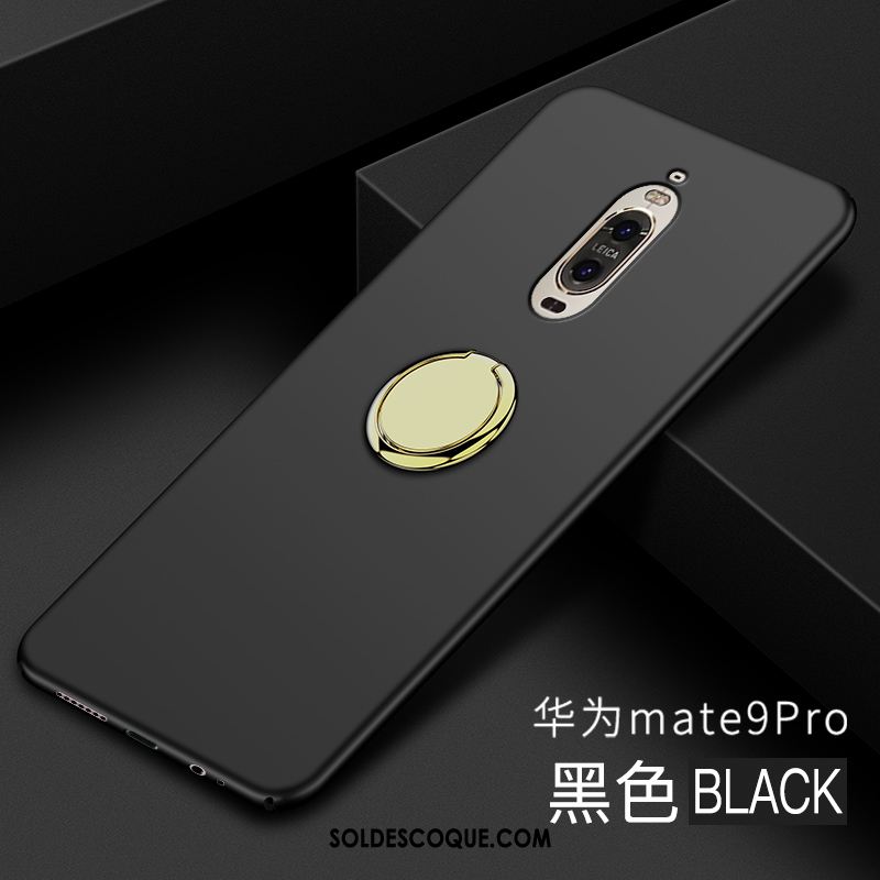 Coque Huawei Mate 9 Pro Difficile Rose Tout Compris Délavé En Daim Protection En Ligne