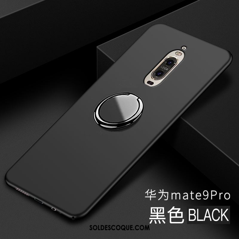 Coque Huawei Mate 9 Pro Difficile Rose Tout Compris Délavé En Daim Protection En Ligne