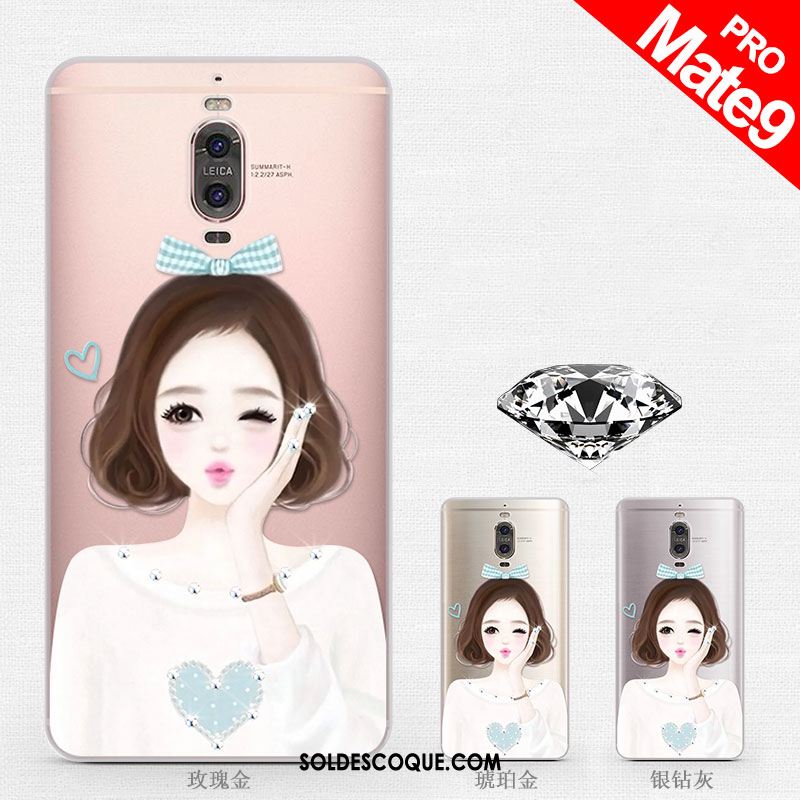 Coque Huawei Mate 9 Pro Fluide Doux Créatif Personnalité Protection Téléphone Portable Housse Pas Cher