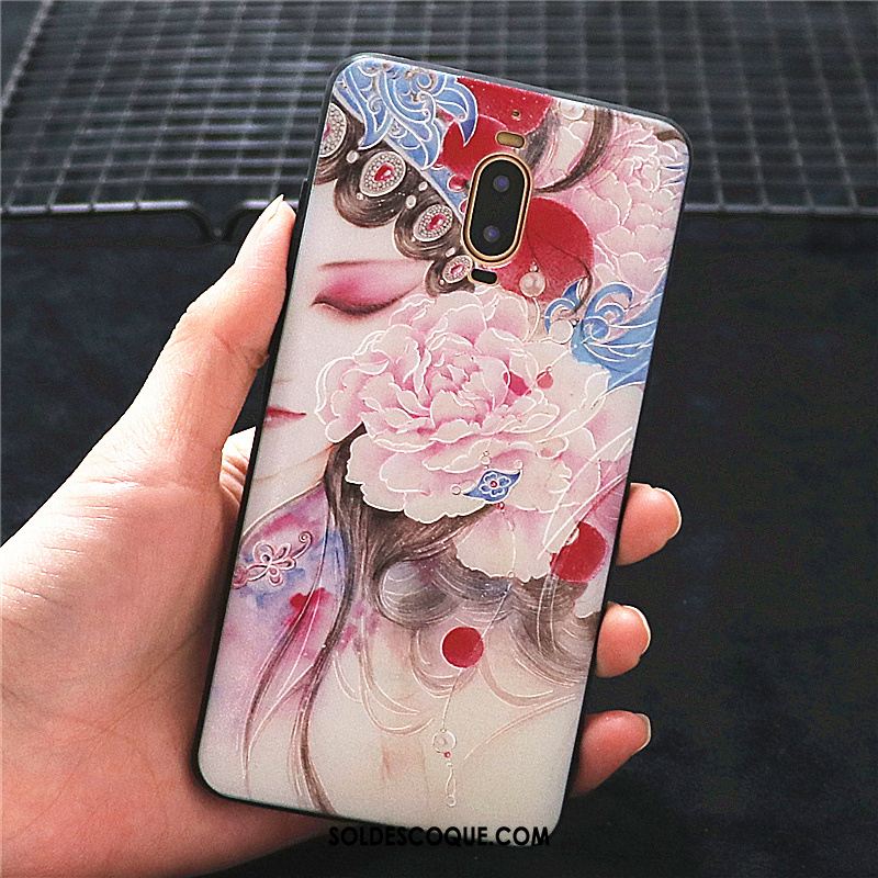 Coque Huawei Mate 9 Pro Incassable Vent Téléphone Portable Rose Personnalité En Vente