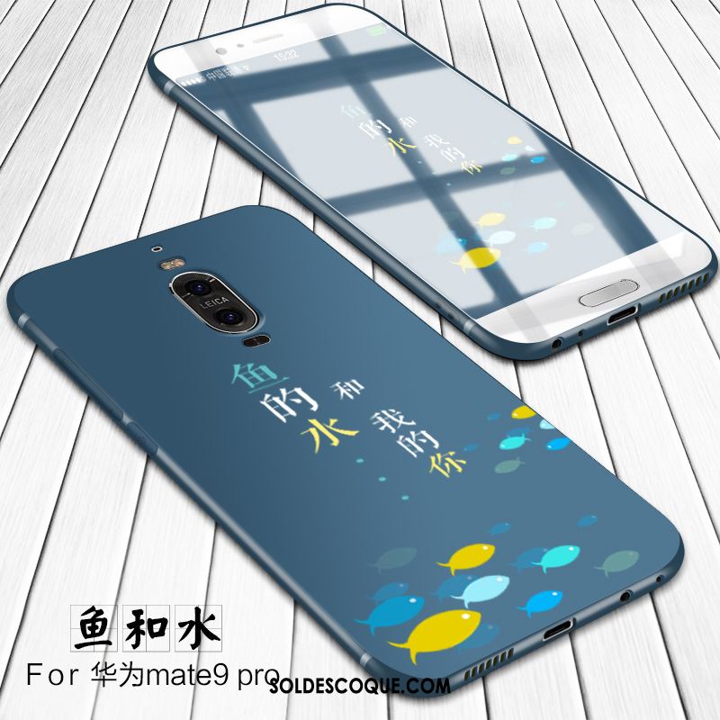 Coque Huawei Mate 9 Pro Jaune Silicone Tout Compris Étui Fluide Doux Housse En Ligne