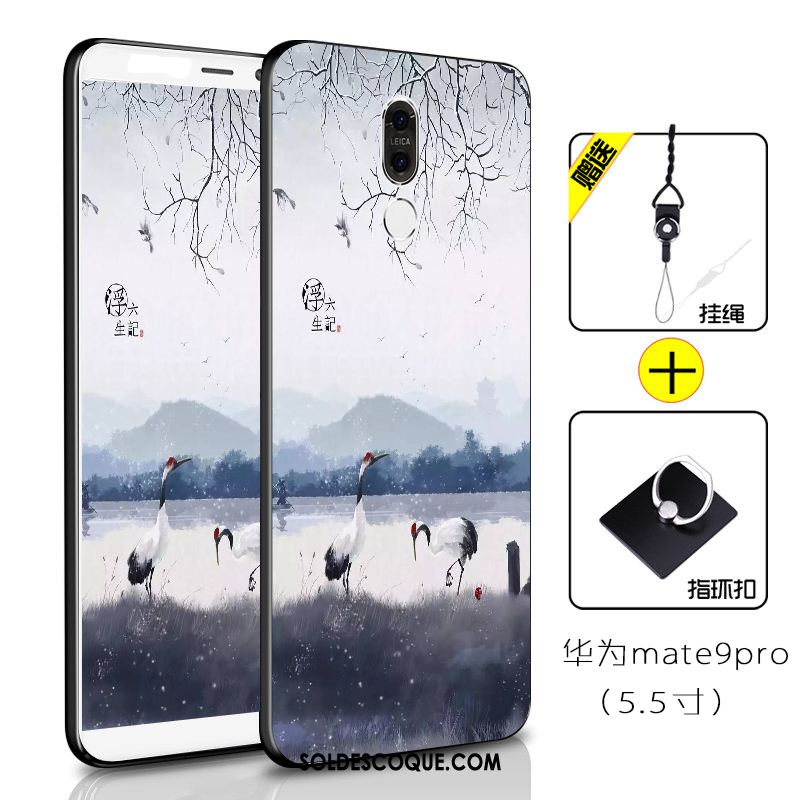 Coque Huawei Mate 9 Pro Légère Silicone Créatif Amoureux Personnalisé Pas Cher