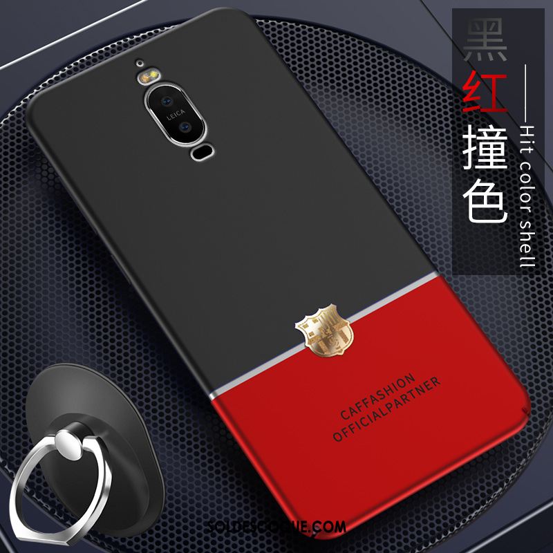 Coque Huawei Mate 9 Pro Rouge Membrane Téléphone Portable Tout Compris Étui Soldes