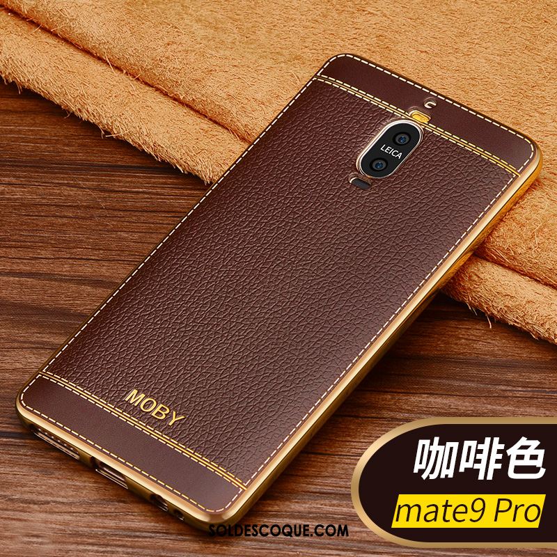 Coque Huawei Mate 9 Pro Silicone Très Mince Business Modèle Fleurie Fluide Doux Pas Cher