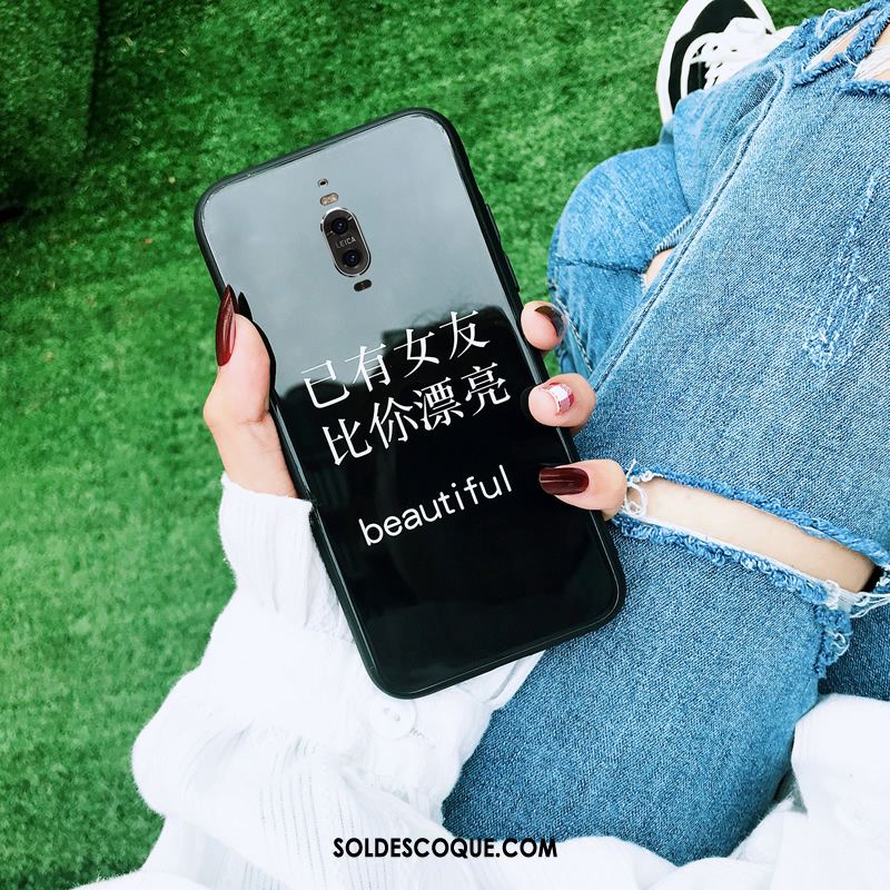 Coque Huawei Mate 9 Pro Tout Compris Élégant Net Rouge Amoureux Marque De Tendance Soldes