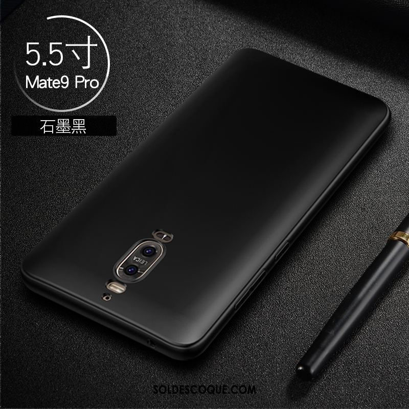 Coque Huawei Mate 9 Pro Tout Compris Étui Silicone Délavé En Daim Très Mince France