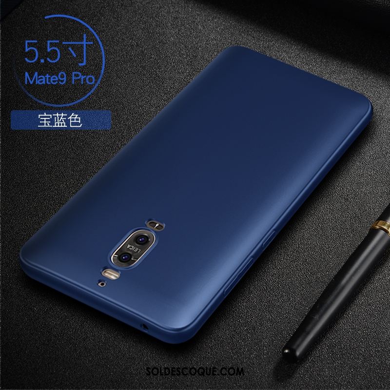 Coque Huawei Mate 9 Pro Tout Compris Étui Silicone Délavé En Daim Très Mince France