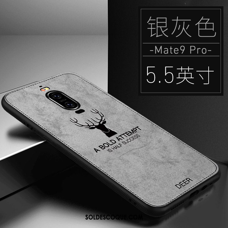 Coque Huawei Mate 9 Pro Très Mince Nouveau Silicone Incassable Tissu En Ligne