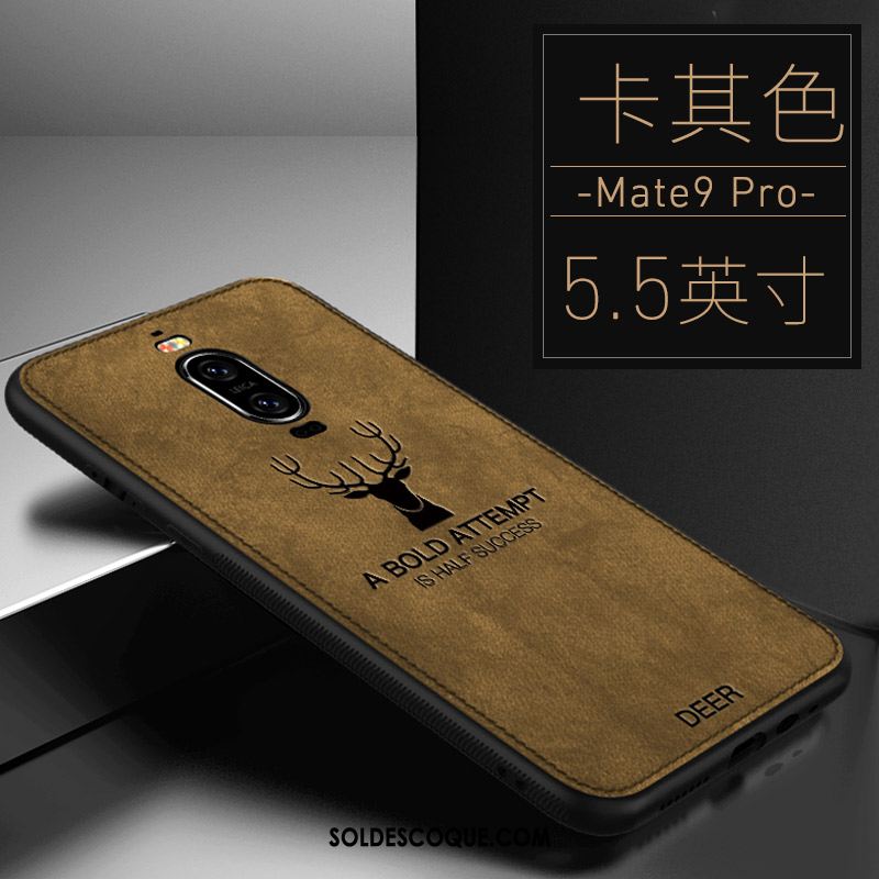 Coque Huawei Mate 9 Pro Très Mince Nouveau Silicone Incassable Tissu En Ligne