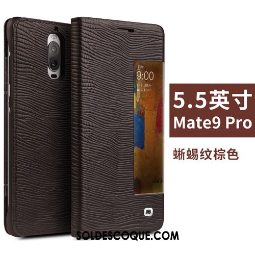 Coque Huawei Mate 9 Pro Téléphone Portable Étui En Cuir Cuir Véritable Protection Créatif En Vente