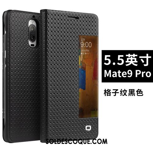 Coque Huawei Mate 9 Pro Téléphone Portable Étui En Cuir Cuir Véritable Protection Créatif En Vente