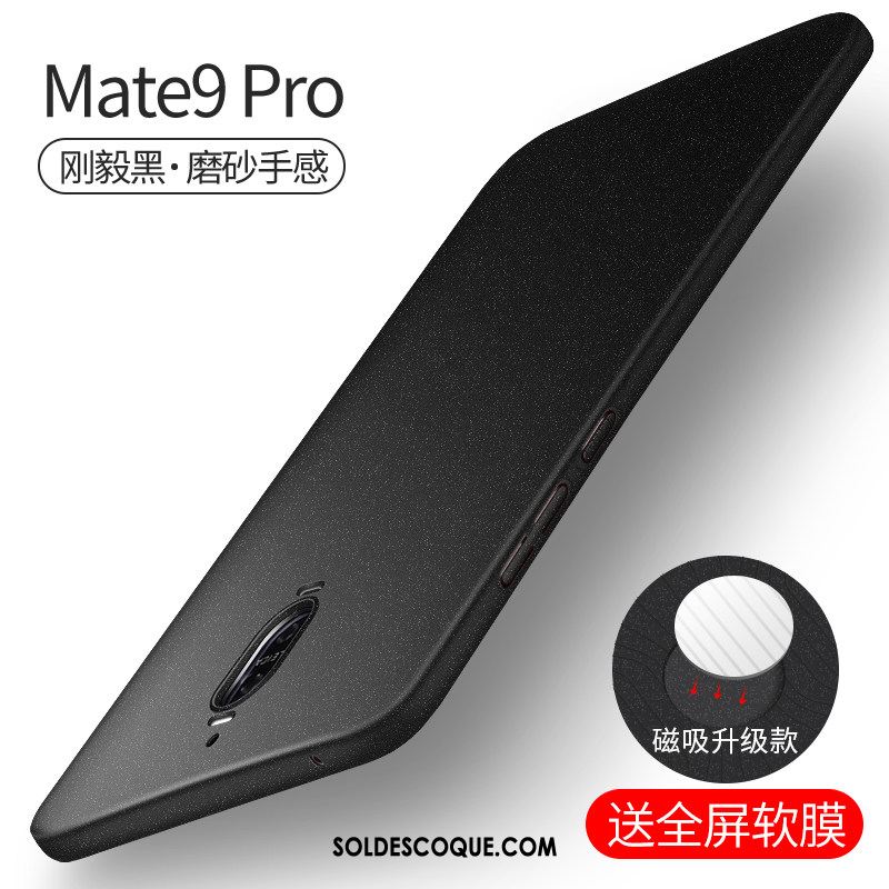 Coque Huawei Mate 9 Pro Étui Incassable Délavé En Daim Téléphone Portable Difficile En Vente