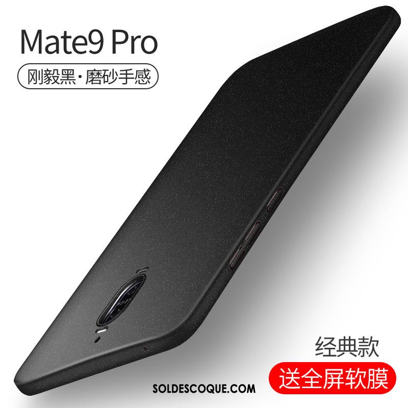 Coque Huawei Mate 9 Pro Étui Incassable Délavé En Daim Téléphone Portable Difficile En Vente