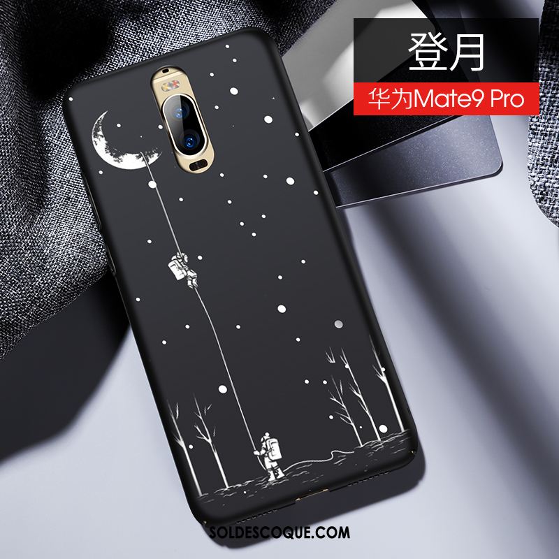 Coque Huawei Mate 9 Pro Étui Noir Très Mince Incassable Téléphone Portable Soldes
