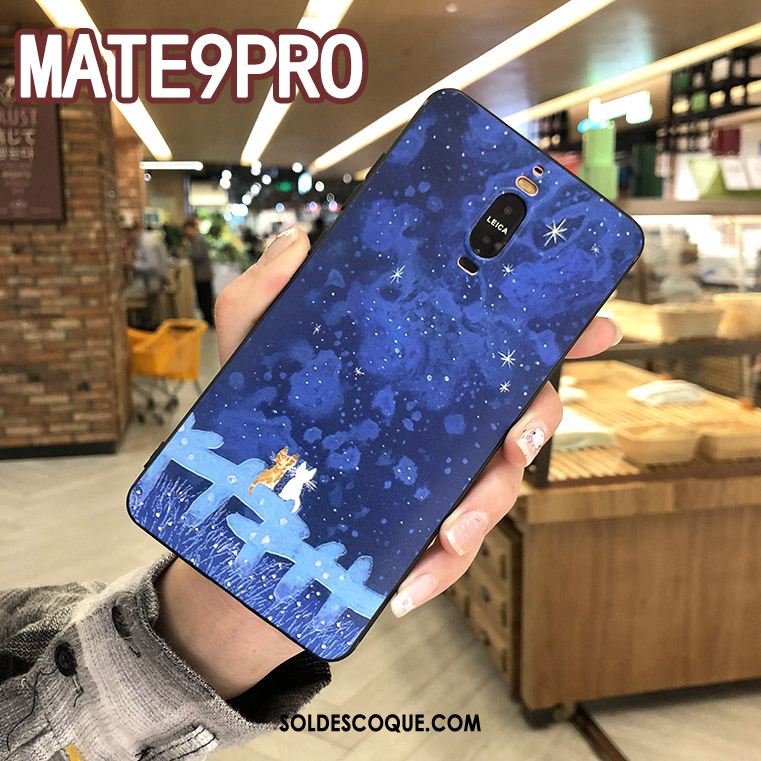 Coque Huawei Mate 9 Pro Étui Téléphone Portable Bleu Protection Tout Compris France