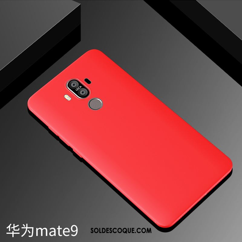 Coque Huawei Mate 9 Silicone Fluide Doux Bleu Étui Très Mince En Vente