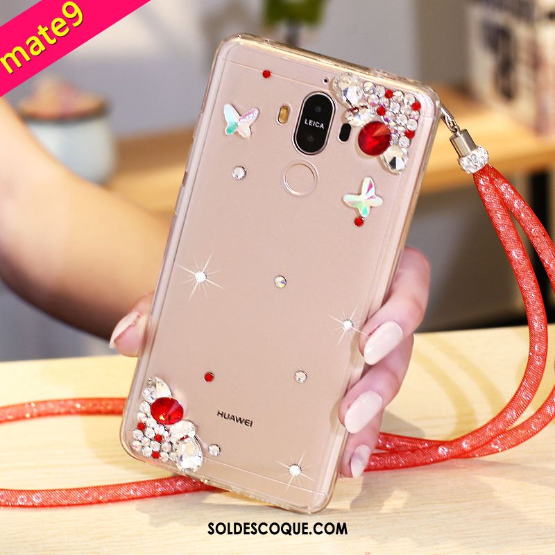 Coque Huawei Mate 9 Silicone Étui Transparent Protection Téléphone Portable Pas Cher