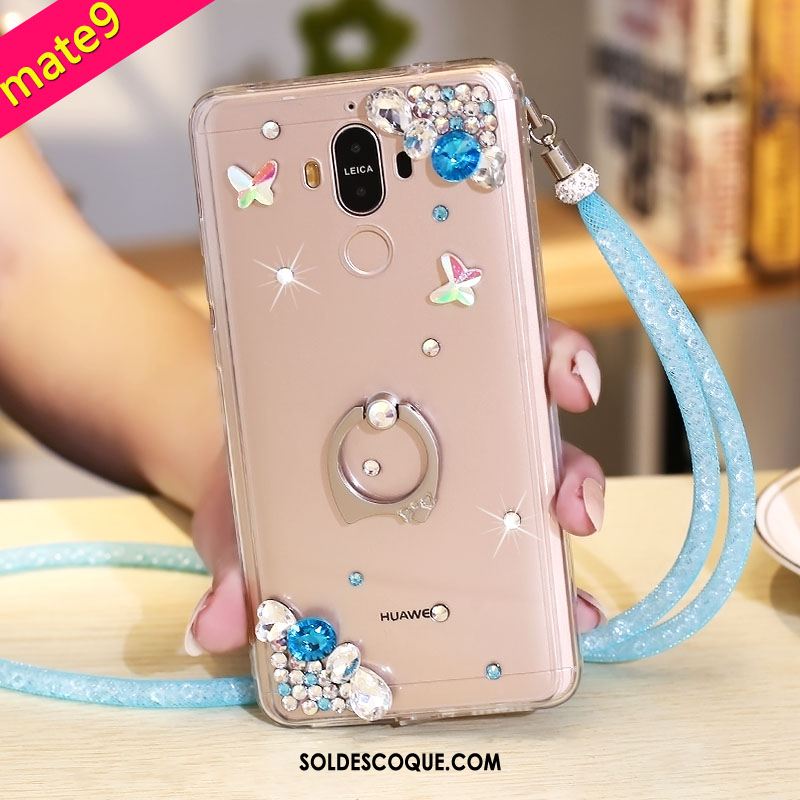 Coque Huawei Mate 9 Silicone Étui Transparent Protection Téléphone Portable Pas Cher