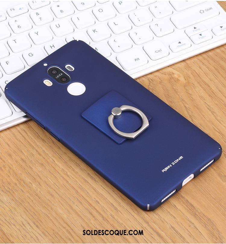 Coque Huawei Mate 9 Tempérer Téléphone Portable Incassable Délavé En Daim Membrane France