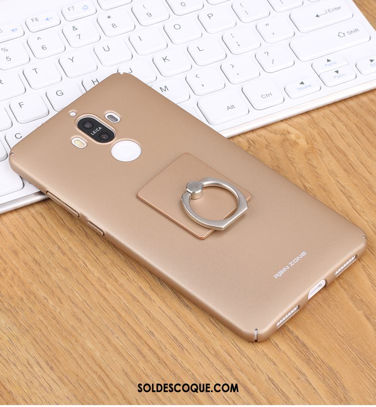 Coque Huawei Mate 9 Tempérer Téléphone Portable Incassable Délavé En Daim Membrane France