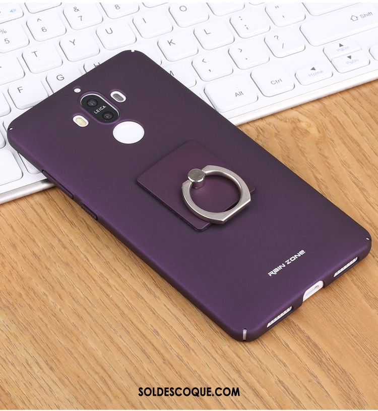 Coque Huawei Mate 9 Tempérer Téléphone Portable Incassable Délavé En Daim Membrane France