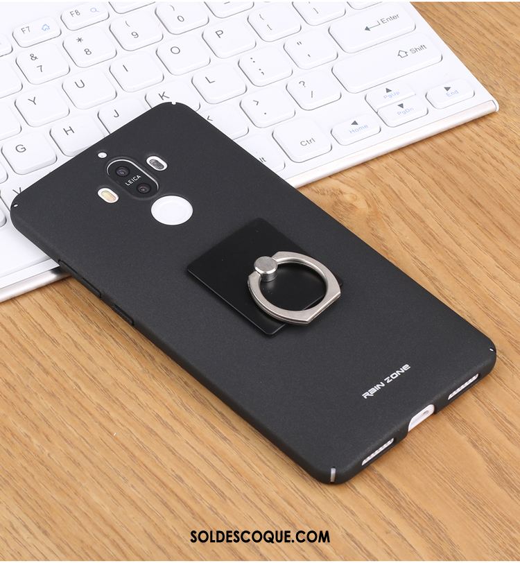 Coque Huawei Mate 9 Tempérer Téléphone Portable Incassable Délavé En Daim Membrane France